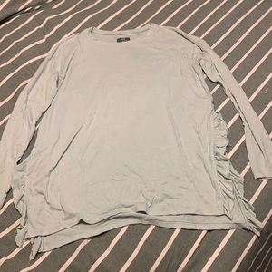 Aerie long sleeve soft tunic top, mint, S